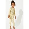 Love You Brunches Bamboo Kids Pajamas, Yellow - Pajamas - 5