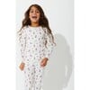 Mermaid Bamboo Kids Pajamas, White - Pajamas - 7