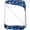 Hanukkah Cookies Bamboo Sherpa Blanket, Blue - Blankets - 3