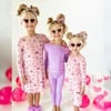 Lavender Bamboo Kids Pajamas, Purple - Pajamas - 7