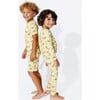 Love You Brunches Bamboo Kids Pajamas, Yellow - Pajamas - 6