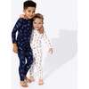 Ice Cream Bamboo Kids Pajamas, White - Pajamas - 5