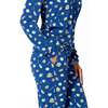 Hanukkah Cookies Bamboo Women's Pajama Set, Blue - Pajamas - 5