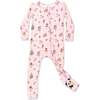 Nutcracker Pink Bamboo Convertible Footie, Pink - Footie Pajamas - 1 - thumbnail