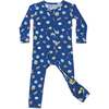 Hanukkah Cookies Bamboo Convertible Footie, Blue - Footie Pajamas - 1 - thumbnail