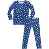 Hanukkah Cookies Bamboo Kids Pajamas, Blue - Pajamas - 1 - thumbnail