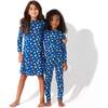 Hanukkah Cookies Bamboo Girls' Long Sleeve Dress, Blue - Dresses - 4