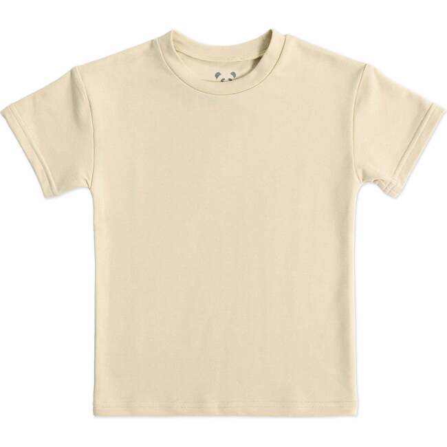 Oat Bamboo Terry Kids Oversized T-Shirt, Beige