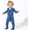 Hanukkah Cookies Bamboo Convertible Footie, Blue - Footie Pajamas - 2