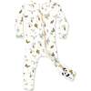 Monarch Butterfly Bamboo Convertible Footie, Pink - Footie Pajamas - 1 - thumbnail