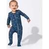 Ninja Bamboo Convertible Footie, Blue - Footie Pajamas - 2