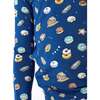 Hanukkah Cookies Bamboo Convertible Footie, Blue - Footie Pajamas - 4