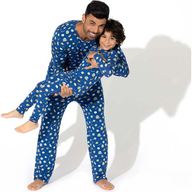 Hanukkah Cookies Bamboo Kids Pajamas, Blue - Pajamas - 5