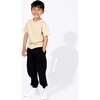 Oat Bamboo Terry Kids Oversized T-Shirt, Beige - T-Shirts - 6