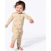 Foodie Cats Bamboo Convertible Footie, Yellow - Footie Pajamas - 2