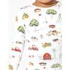 Fall Vibes Bamboo Kids Pajamas, White - Pajamas - 2