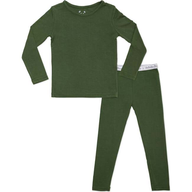 Evergreen Kids Bamboo Pajamas, Green