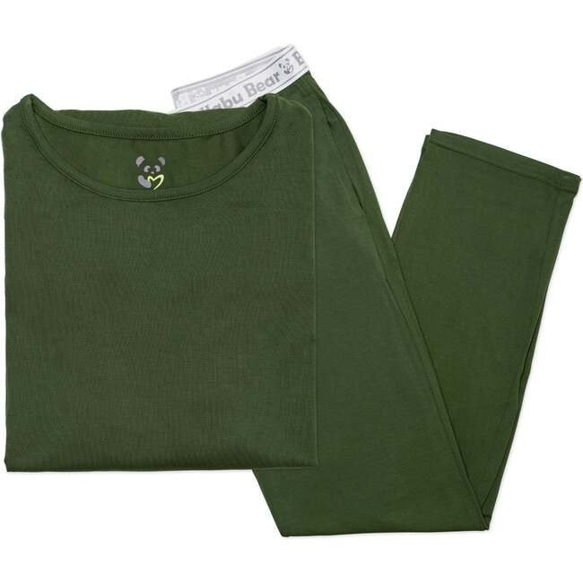 Evergreen Bamboo Men's Pajama Set, Green