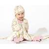 Fall Floral Bamboo Swaddle & Beanie Set, Florals - Swaddles - 3