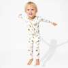 Monarch Butterfly Bamboo Convertible Footie, Pink - Footie Pajamas - 5