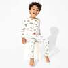 Fall Vibes Bamboo Kids Pajamas, White - Pajamas - 3