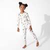 Fall Vibes Bamboo Kids Pajamas, White - Pajamas - 4