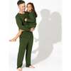 Evergreen Bamboo Men's Pajama Set, Green - Pajamas - 4