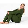 Evergreen Bamboo Women's Pajama Set, Green - Pajamas - 5