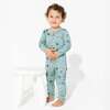 Mushroom Cycle Bamboo Convertible Footie, Blue - Footie Pajamas - 5