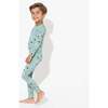 Mushroom Cycle Bamboo Kids Pajamas, Blue - Pajamas - 6