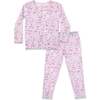 Enchanted Unicorn Bamboo Kids Pajamas, Purple - Pajamas - 1 - thumbnail