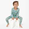 Mushroom Cycle Bamboo Kids Pajamas, Blue - Pajamas - 7