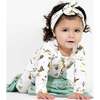 Monarch Butterfly Bamboo Convertible Footie, Pink - Footie Pajamas - 7