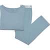 Oasis Teal Bamboo Men's Pajama Set, Blue - Pajamas - 1 - thumbnail