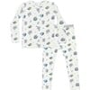 Koala Bamboo Kids Pajamas, White - Pajamas - 1 - thumbnail