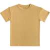 Latte Bamboo Terry Kids Oversized T-Shirt, Brown - T-Shirts - 1 - thumbnail