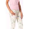 Fall Floral Bamboo Women's Pajama Set, Florals - Pajamas - 6