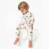 Fall Vibes Bamboo Convertible Footie, White - Footie Pajamas - 6