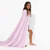 Enchanted Unicorn Bamboo Sherpa Blanket, Purple - Blankets - 3