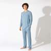 Oasis Teal Bamboo Men's Pajama Set, Blue - Pajamas - 2
