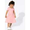 Dusty Rose Bamboo Terry Daywear Girls' Short Sleeve Dress, Pink - Dresses - 2