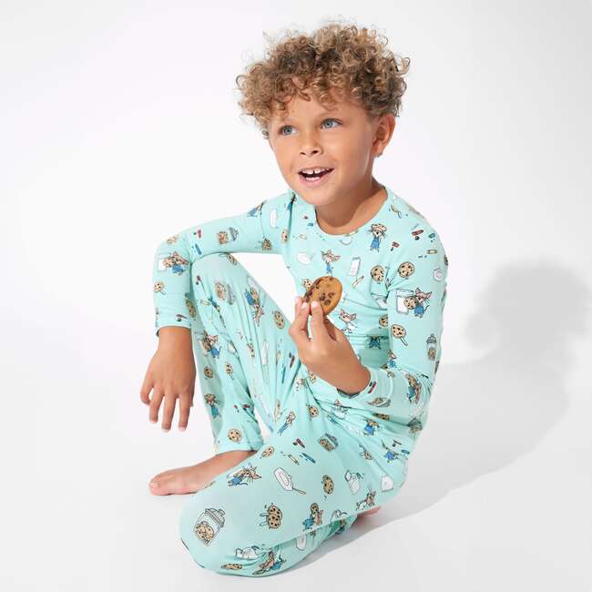 If You Give a Mouse a Cookie Bamboo Kids Pajamas, Blue - Pajamas - 2