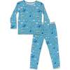 Dragon Dreams Bamboo Kids Pajamas, Blue - Pajamas - 1 - thumbnail