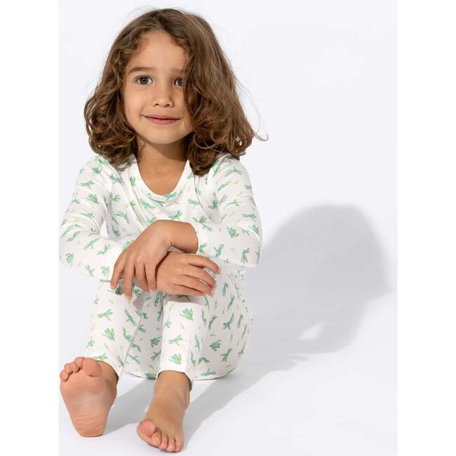 Dragonfly Bamboo Kids Pajamas, White - Pajamas - 3