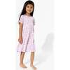 Enchanted Unicorn Bamboo Girls' Short Sleeve Dress, Purple - Dresses - 5