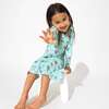 If You Give a Mouse a Cookie Bamboo Girls' Long Sleeve Dress, Blue - Dresses - 4