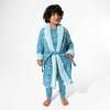 Dragon Dreams Bamboo Kids Sherpa Robe, Blue - Robes - 2