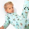 If You Give a Mouse a Cookie Bamboo Convertible Footie, Blue - Footie Pajamas - 4