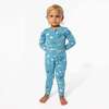 Dragon Dreams Bamboo Convertible Footie, Blue - Footie Pajamas - 5