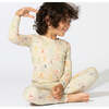 Dino ABC Bamboo Kids Pajamas, Beige - Pajamas - 5